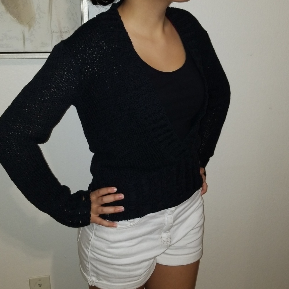 Black pullover comfy Sweater